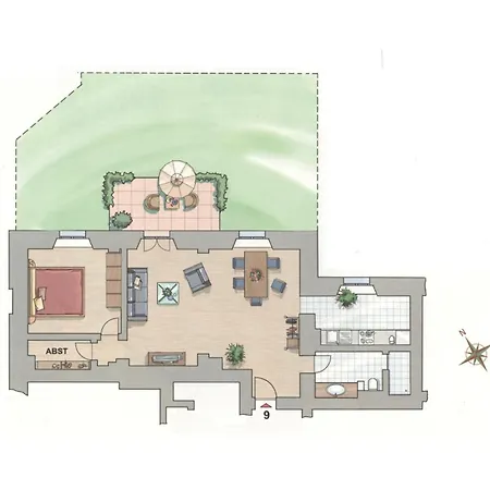 Jagdschloss Zu 9 Apartament *